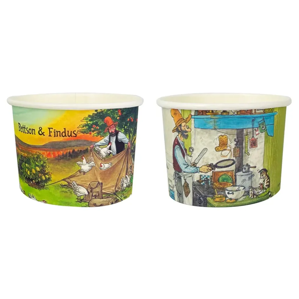Glassbägare Pettson & Findus