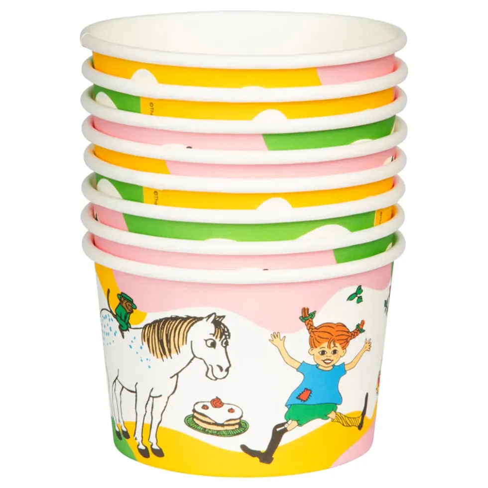 Glassbägare Pippi Långstrump