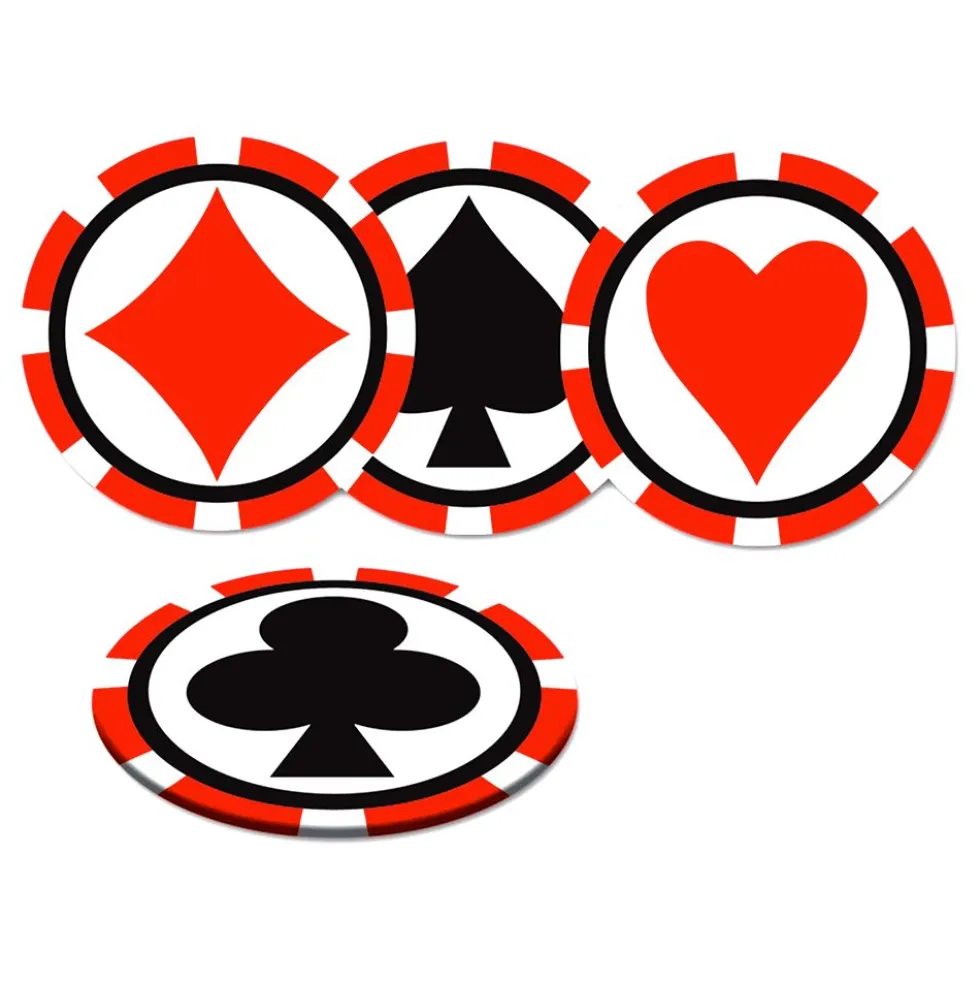 Glasunderlägg Casino