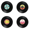 Glasunderlägg Vinylskivor