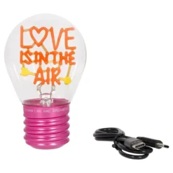 Glödlampsformad Bordslampa Love is in the air