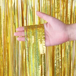 Glitterdraperi Holografiskt