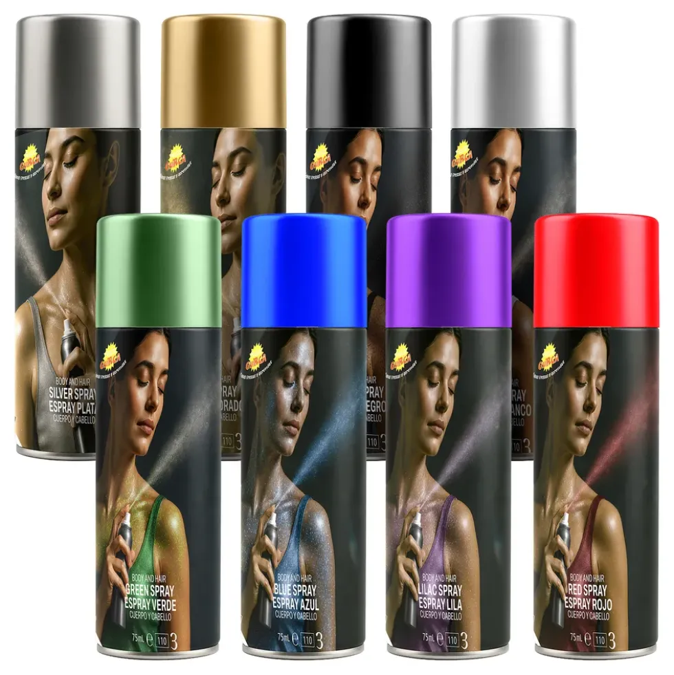 Glitter Kroppsfärg Spray