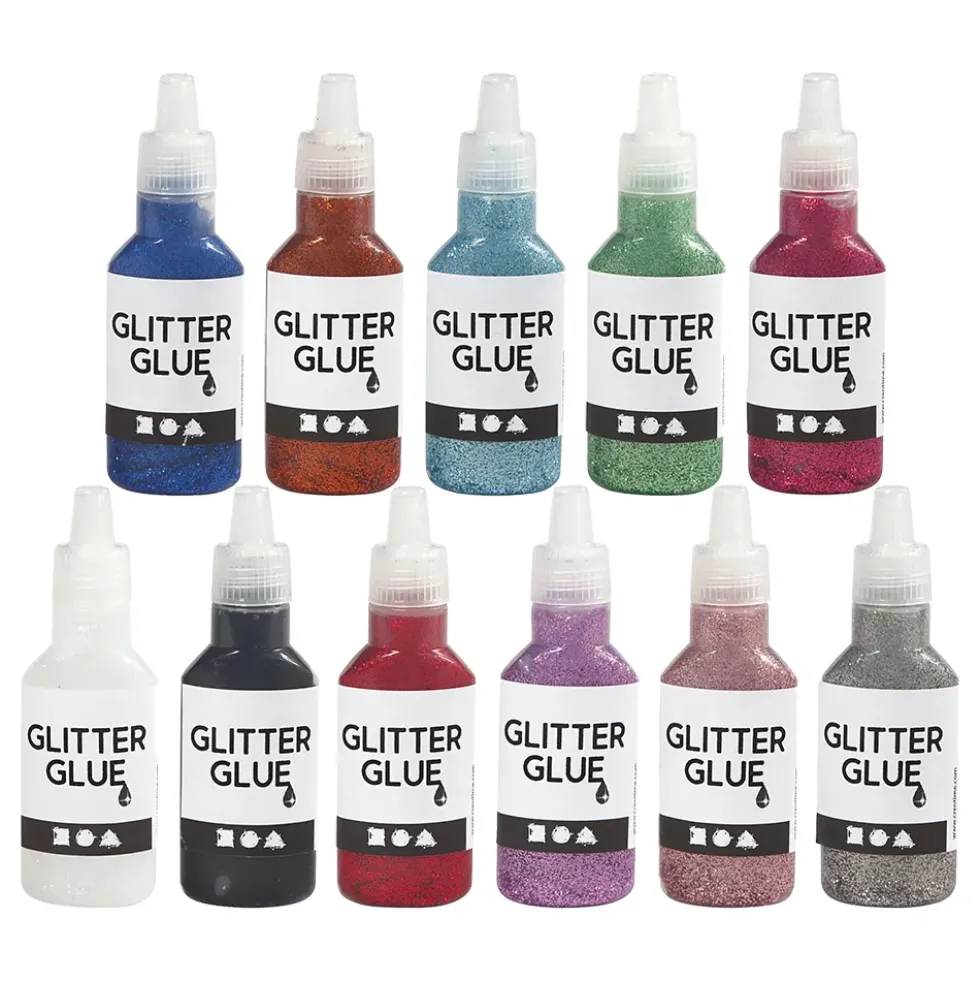 Glitterlim i Flaska