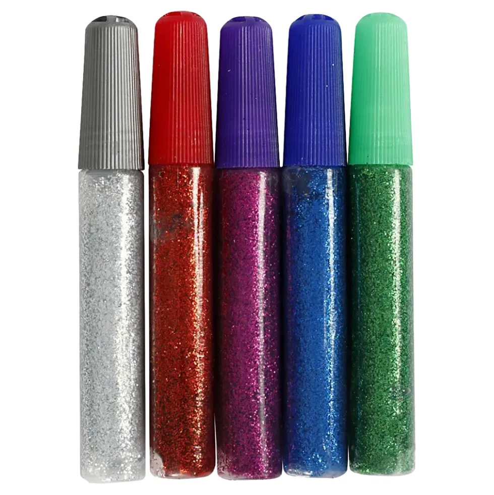 Glitterlim Mixade Färger