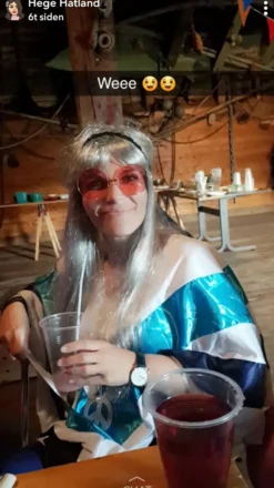 Glittrig Silverperuk