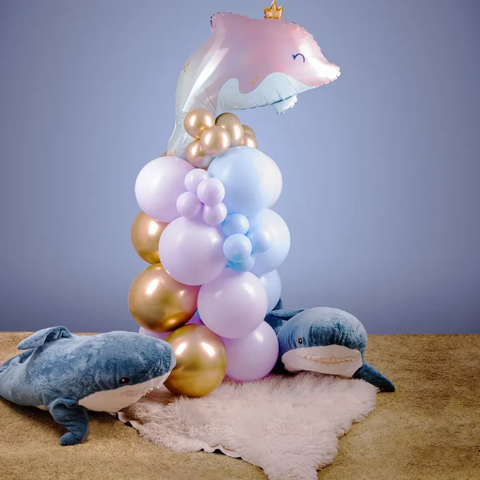 Glowy Dolphin Barn Ballongkit