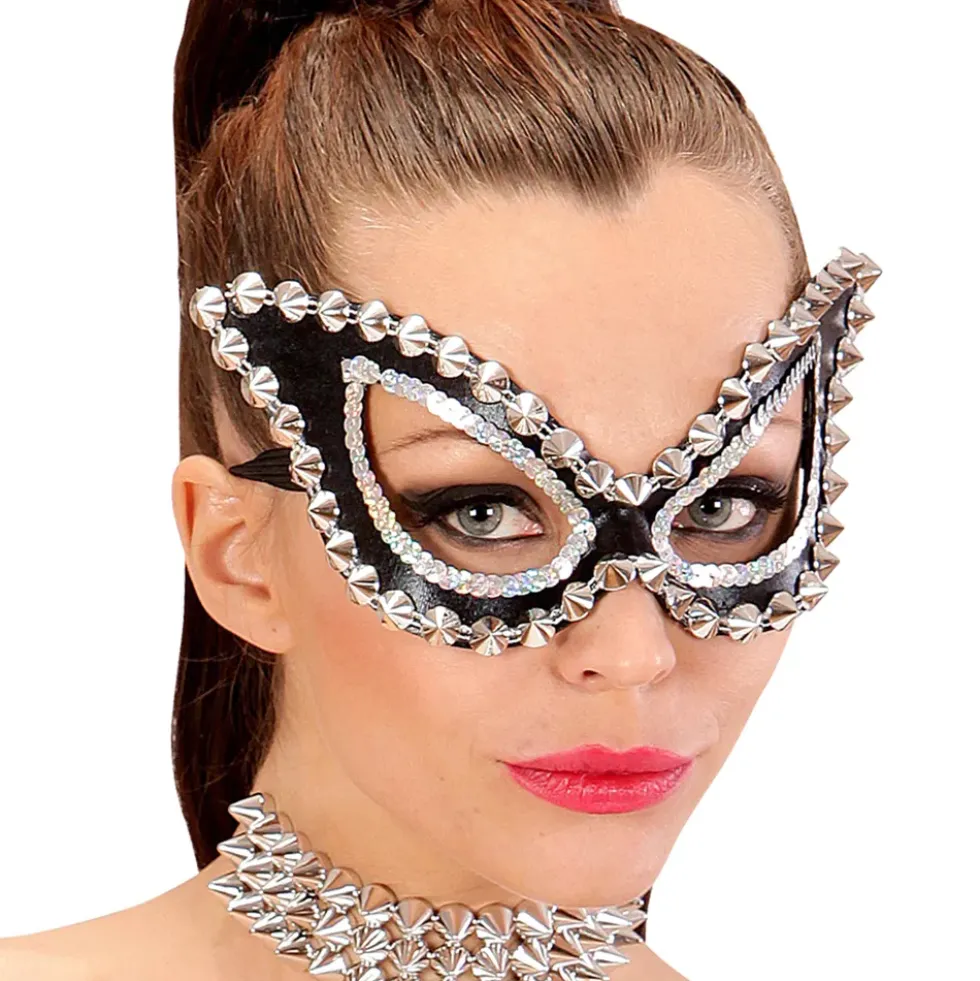 Ögonmask med Nitar Katt