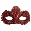 Ögonmask med Strass Röd