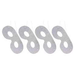 Ögonmask Silver Glitter