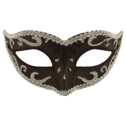 Ögonmask Svart/Silver