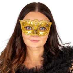 Ögonmask Venetian Guld
