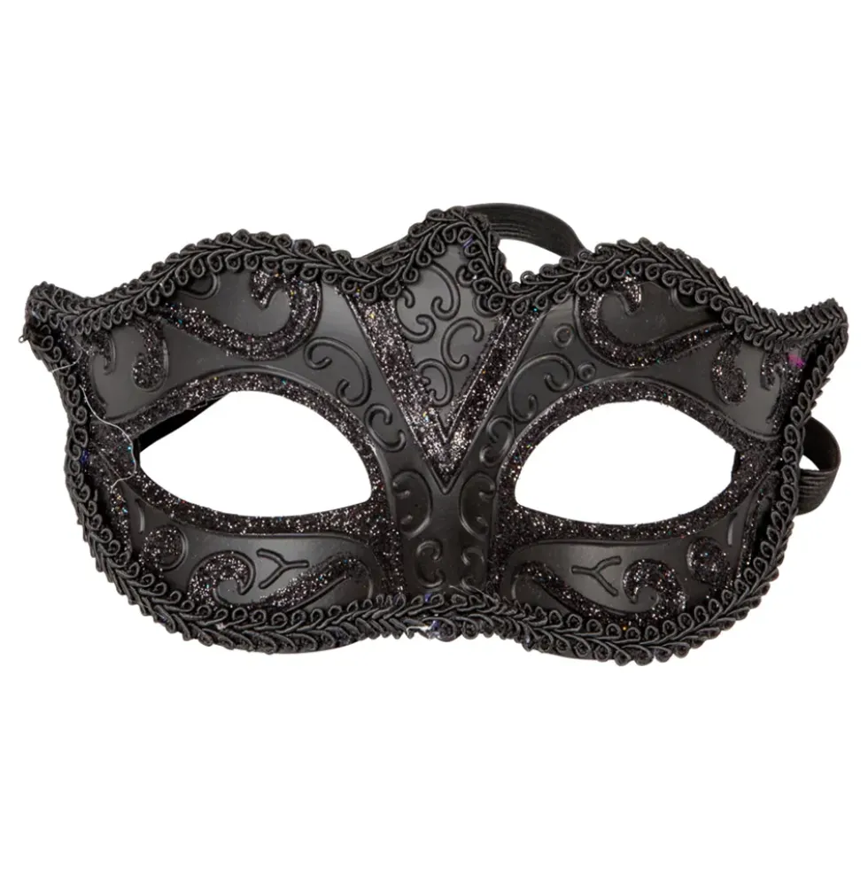 Ögonmask Venetian Svart
