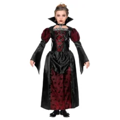 Gotisk Vampyra Barn Maskeraddräkt