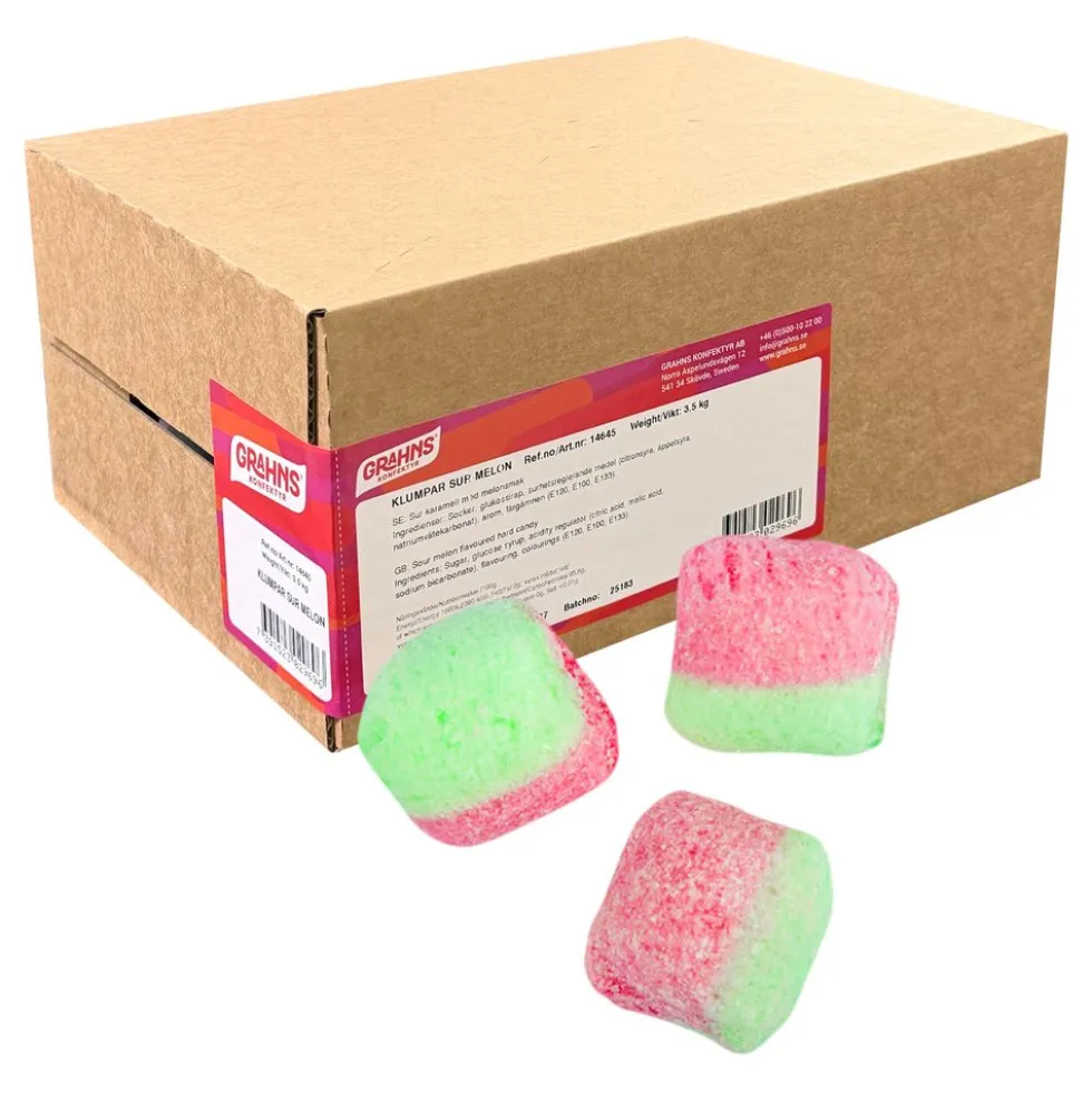 Grahns Klumpar Sur Melon Storpack