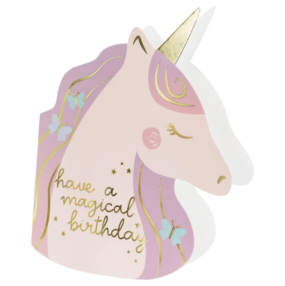 Gratulationskort Unicorn