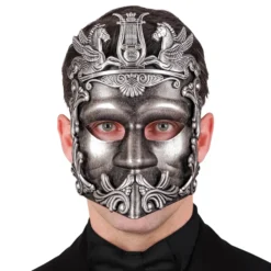 Grekisk Mask Silver