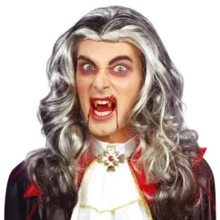 Grå Vampyrperuk
