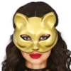 Guldfärgad Kattmask