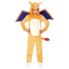 Gul Drake Barn Maskeraddräkt
