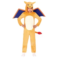 Gul Drake Barn Maskeraddräkt