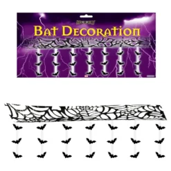 Halloweendekoration Spindelnät med Fladdermöss