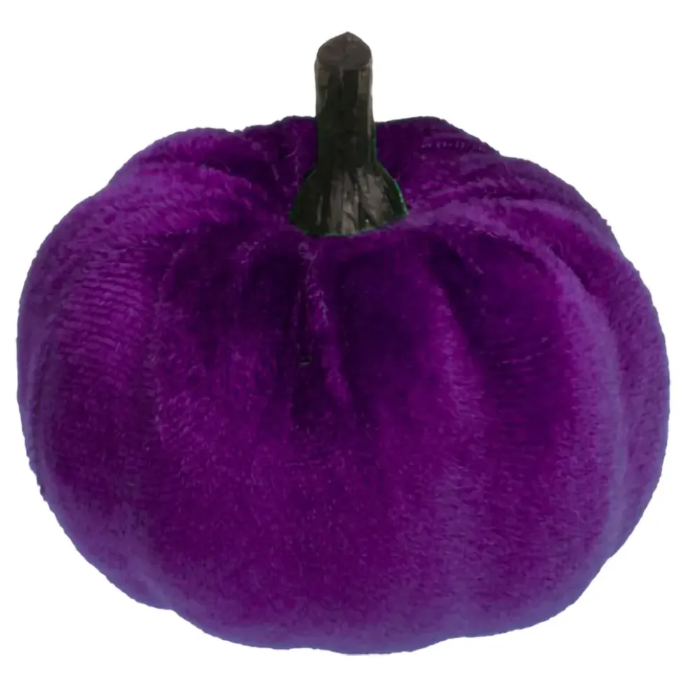 Halloweenpumpa i Sammet Mini Lila