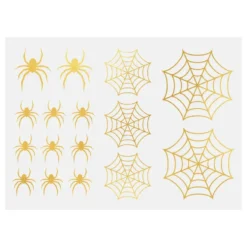 Halloween Tatueringar Guld