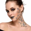 Halloween Tatueringar Silver