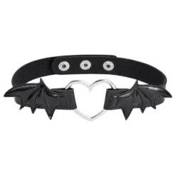 Halsband Choker med Hjärta Fladdermus