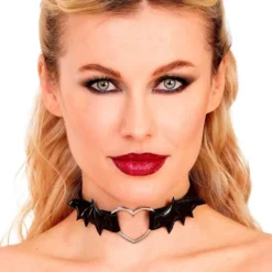 Halsband Choker med Hjärta Fladdermus