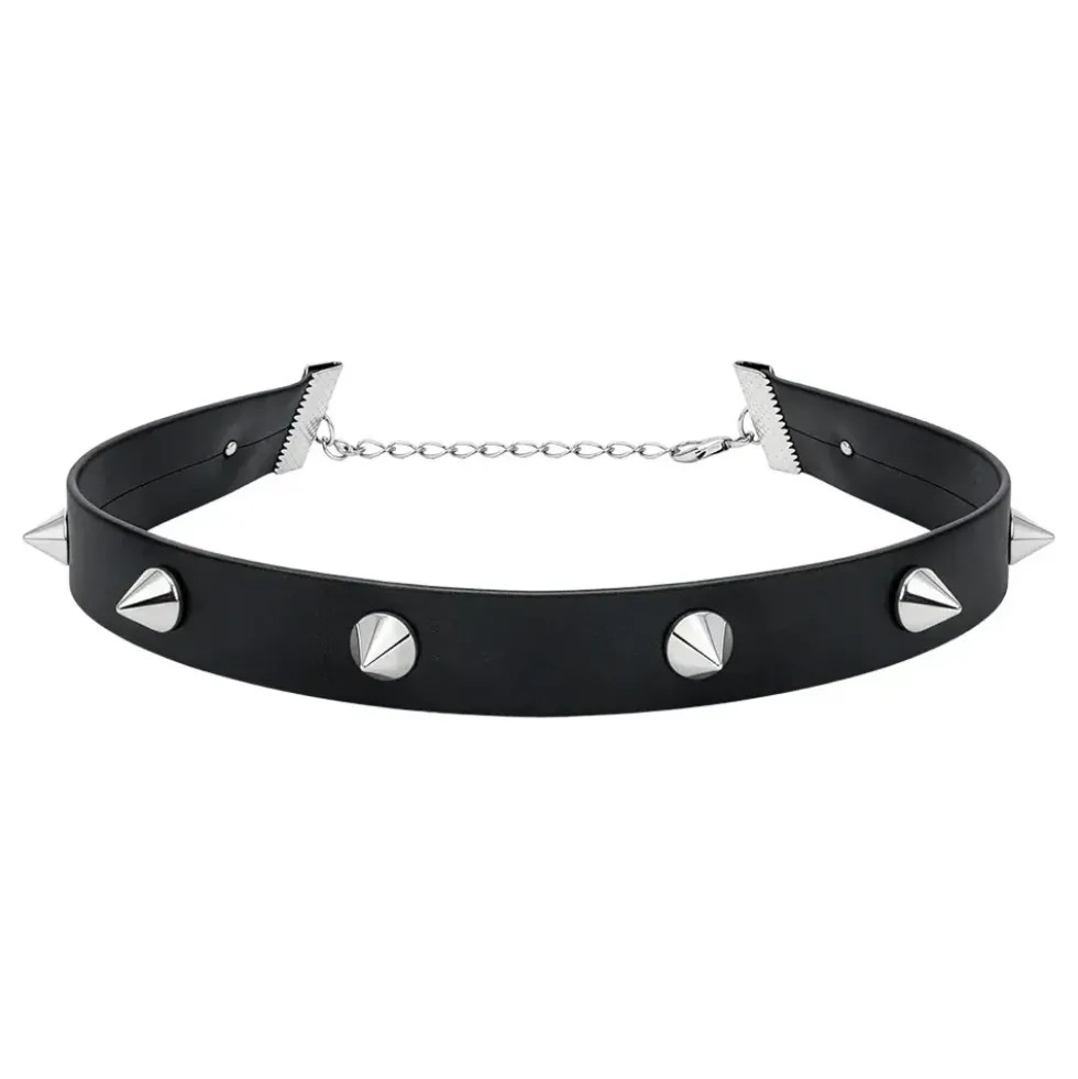 Halsband Choker med Nitar