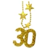 Halsband Guld Siffra 30