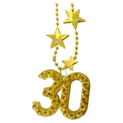 Halsband Guld Siffra 30