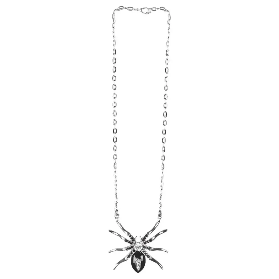 Halsband i Metall Spindel