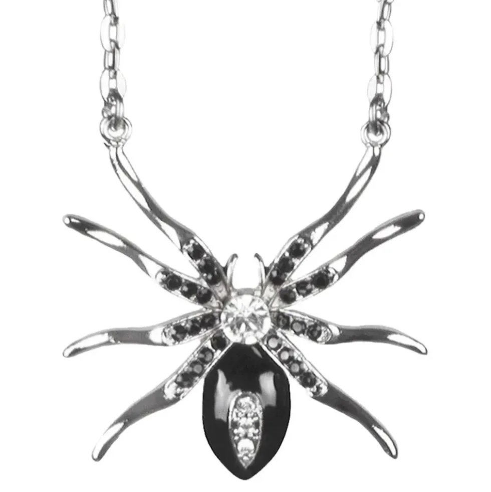 Halsband i Metall Spindel