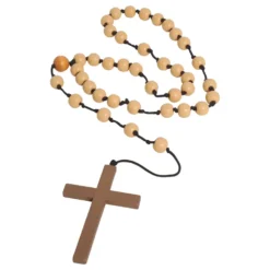 Halsband Kors med Radband