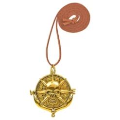 Halsband Medaljong Pirat med Dödskalle