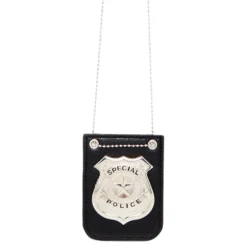 Halsband med Polisbricka