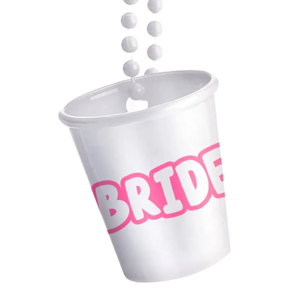 Halsband med Shotglas Bride