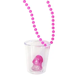 Halsband med Shotglas Rosa Penis