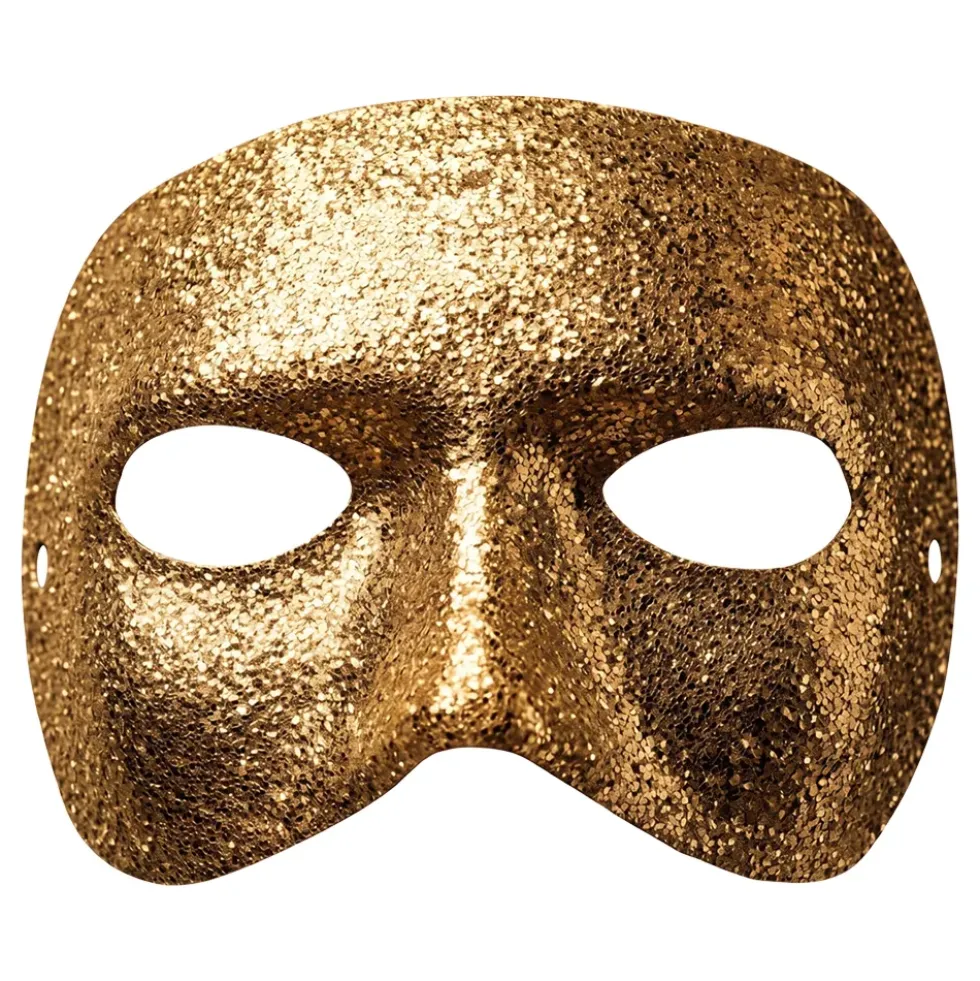 Halvmask Guld