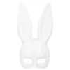 Halvmask Kanin Vit