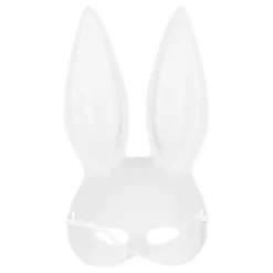 Halvmask Kanin Vit