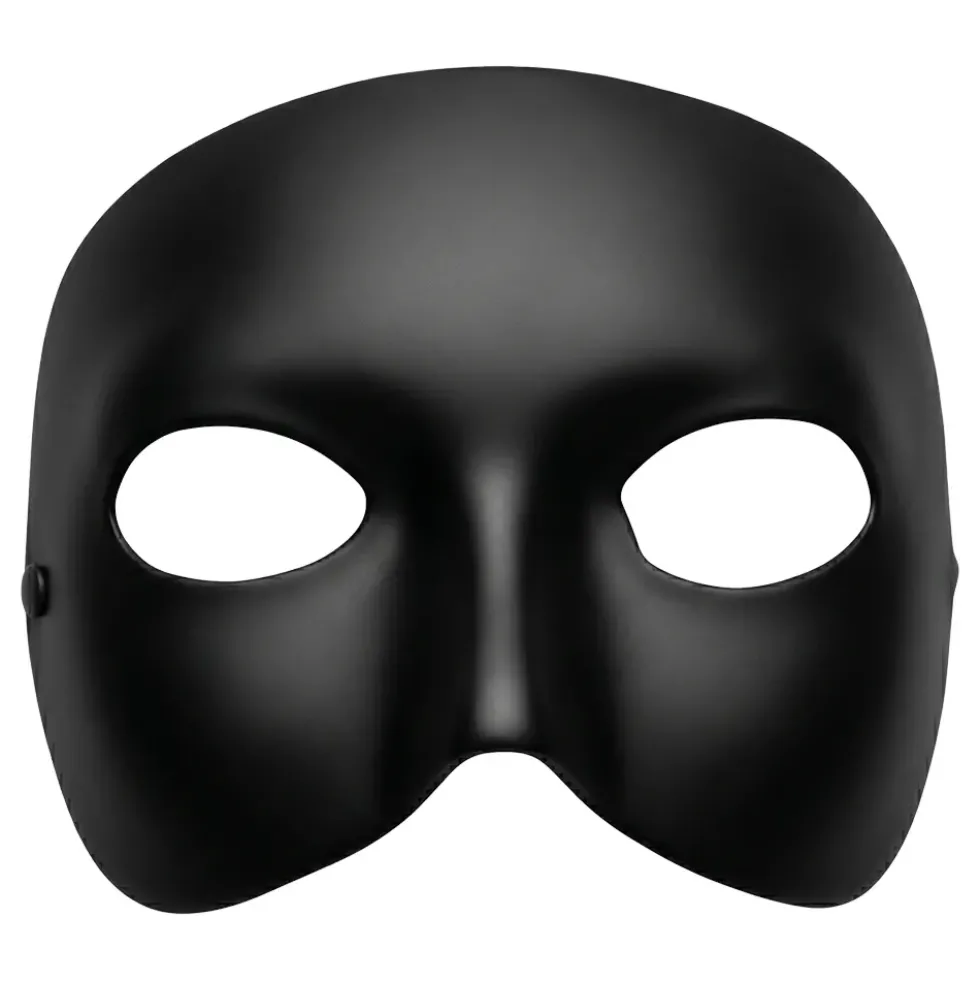 Halvmask Svart