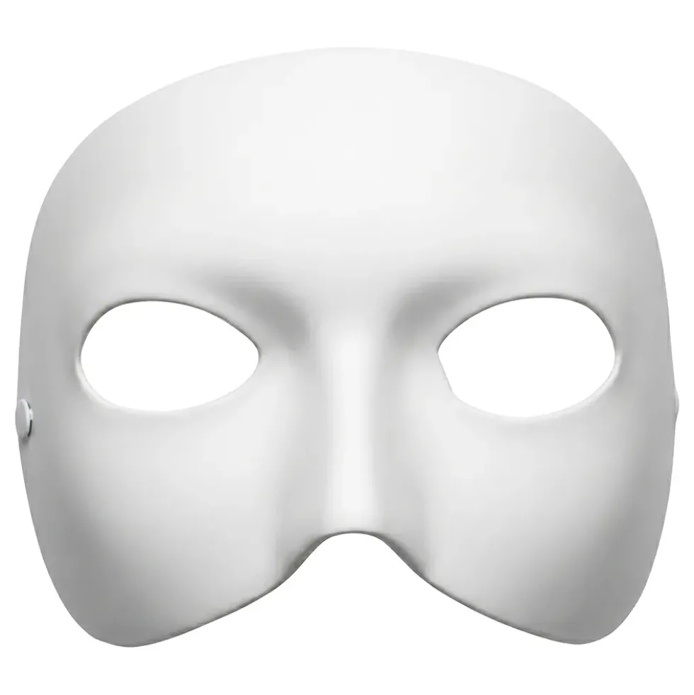 Halvmask Vit