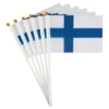 Handflaggor Finska Flaggan