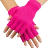 Handskar Fingerlösa Neonrosa