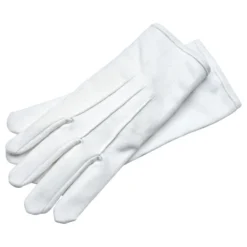 Handskar Vita Ribbade Deluxe