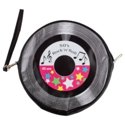 Handväska Vinylskiva 50-tal